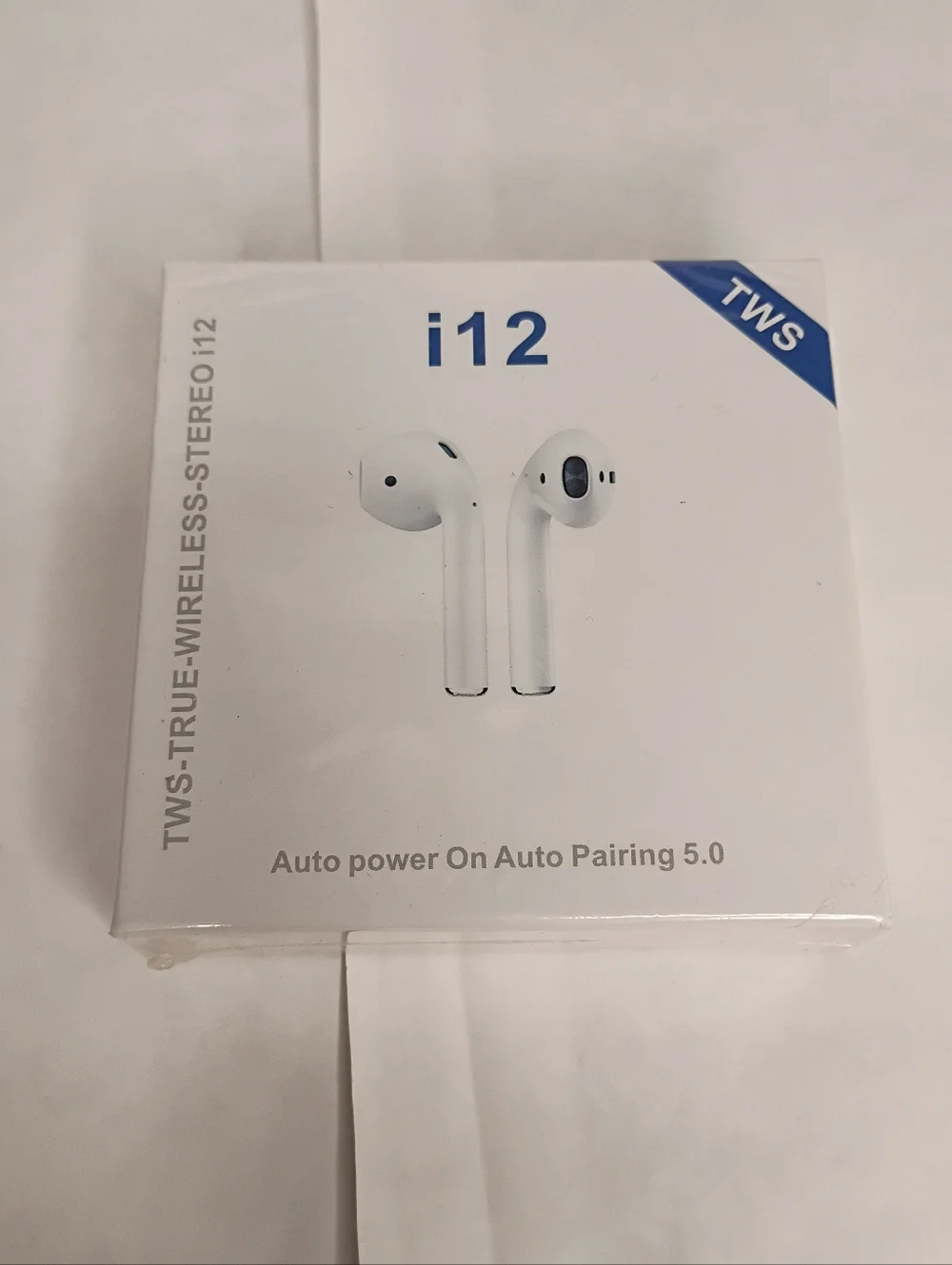 i12 TWS Wireless Earbuds – White